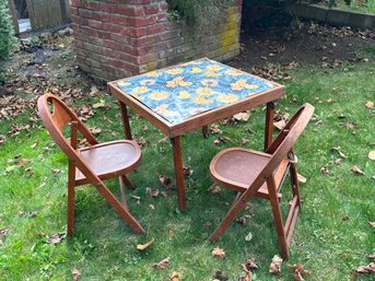Vintage Childrens Table & Chairs