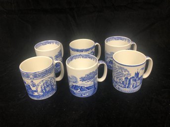 Set Of Spode English Teacups