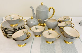 Vintage Flintridge China Tea Set Made In California, San Marino Pattern