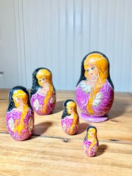 Five Nesting Dolls Matryoshka