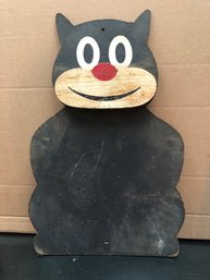 17 1/2' Vintage Cat Chalk Board