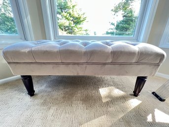 Upholstered Bench In Ultra Suede