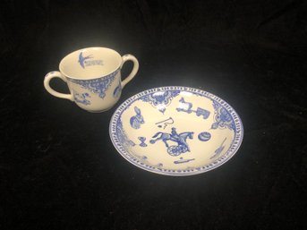 Set Of Spode English Teacups And Saucers