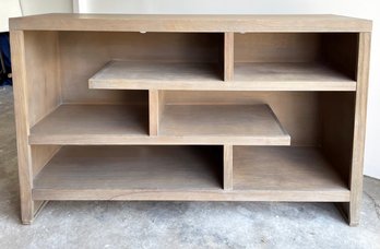 A Modern Credenza In Bleached Oak By West Elm