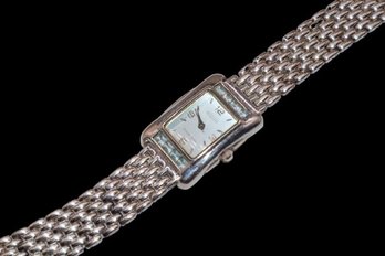 Vintage Ecclissi Sterling Silver 925 Watch With Sparkly Stones 48 Grams