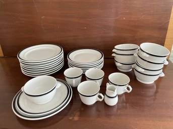 Top Quality , France Pillvuyt/mehun Dish Set. 30 Pieces.