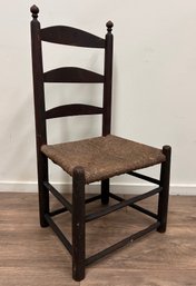 Antique Early American Children's Ladder Back Chair