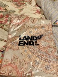 Beautiful Floral LANDS END &EDDIE BAUER Bedding Lot