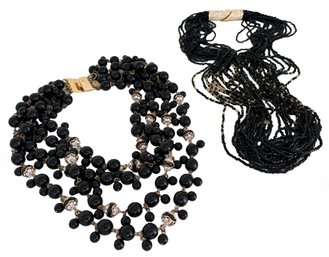 Onyx And Beaded Necklaces By Eric Beamon And More