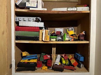 Cupboard Full Of Trains And Accessories