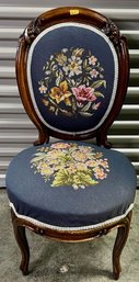 Victorian Needlepoint Side Chair