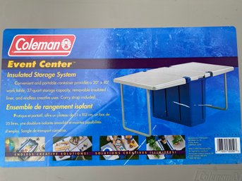 COLEMAN Event Center - Small Table/Coller Combo - Like New