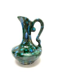 Vintage Glazed Ceramic Ewer