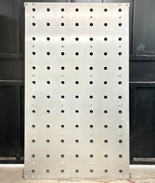 A Large Modern ALUMINUM Partition Panel, Or Door - Architectural Salvage