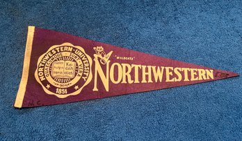 Vintage Northwestern University Pennant