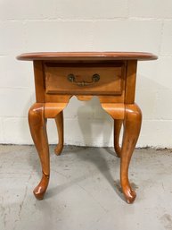 Round French Country Style End Table
