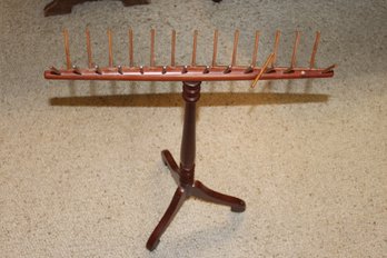 Rotating Wood Yarn Holder