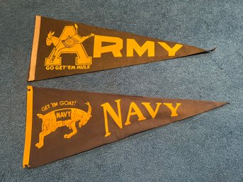 Vintage Army & Navy Pennant