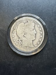 1906-S Barber Silver Half Dollar