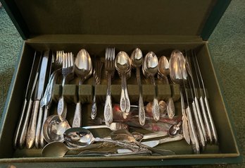 Oneida W.M.A. Rodgers Set Of Silverware With Additional Pieces (103 Pieces Some Non Matching)