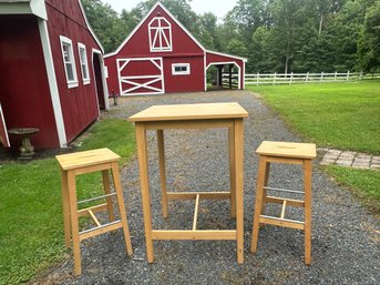 IKEA 'Bosse' Table With Stools