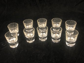 Set Of K Monogrammed Shot Glasses