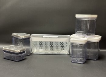 An Assortment Of Quality Cannisters/Containers By OXO