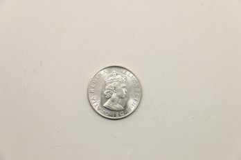 1964 Silver Bermuda One Crown Coin