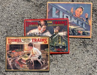 Retro Style Lionel Train Plaques