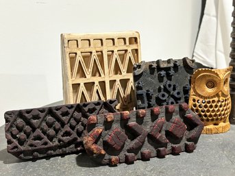 Antique Printers Blocks, Likely Indian