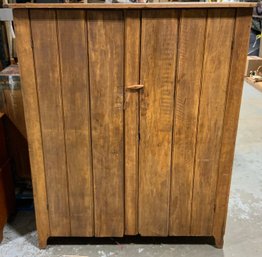 Large Antique Primitive Shaker Cabinet ~ 5 Shelves ~