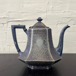 An Antique Electroplate Silver Coffee Pot - Hammered Finish