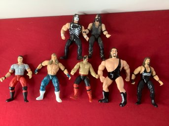 Vintage Wrestler Figurines Lot #1