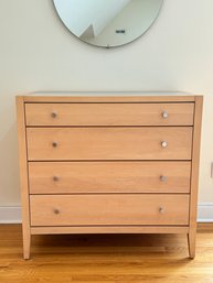 Jensen & Lewis Morea Four Drawer Chest With Frosted Glass Top