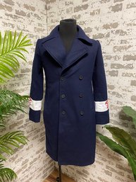 New With Tags William Jacket Military Pea Coat Style