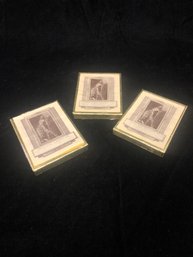 Set Of 3 Book Plates