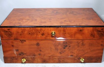 Fine 'for Your Ease Only' Lori Greiner Wood Finished Jewelry Box