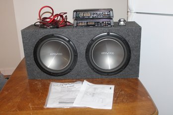 Kenwood Speaker Box And Amps