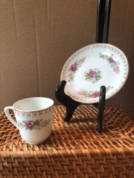 Demitasse And Saucer/made In China.  Lot 8A