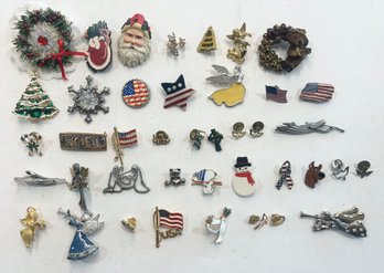 Lot Of Brooches & Pins - Including Anne Klein & Napier!