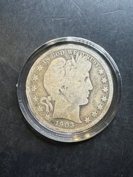 1903-O Barber Silver Half Dollar