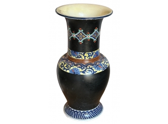 19th Century Japanese  Vase 16' H  7.25' Dia Marked Made In Kinguangsan  & Art Craftsman Name (READ Desc)