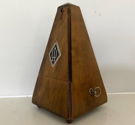 Wittner Solid Walnut Pyramid Metronome