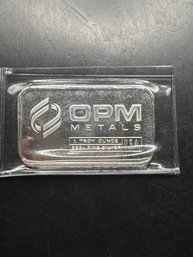 One Troy Ounce .999 Fine Silver Bar