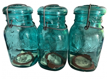 3 Ball Mason Jars- Ideal - Bicentennial