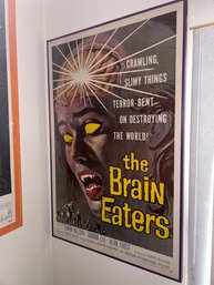 SCARCE Original 1 Sheet Movie Poster- 1958 SCI-FI HORROR CLASSIC 'THE BRAIN EATERS'