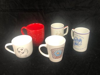 Set Of Ceramic Coffee Mugs
