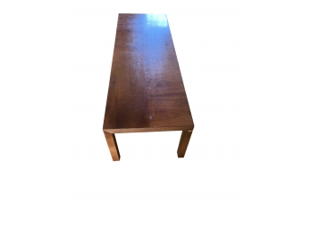 Lane Mid Mod Long Solid Wood Cocktail Table