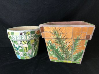 Mosaic Ware Planters