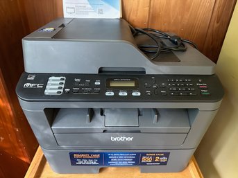 Brother Printer Model: MFC-L2707DW On Stand With Drawers